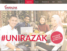 Tablet Screenshot of cee.unirazak.edu.my